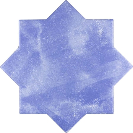 Apollo Tile Siena 5.35 in. x 5.35 in. Matte Blue Ceramic Star-Shaped Wall and Floor Tile 5.37 sqft/case, 27PK MOR88BLUSTRA